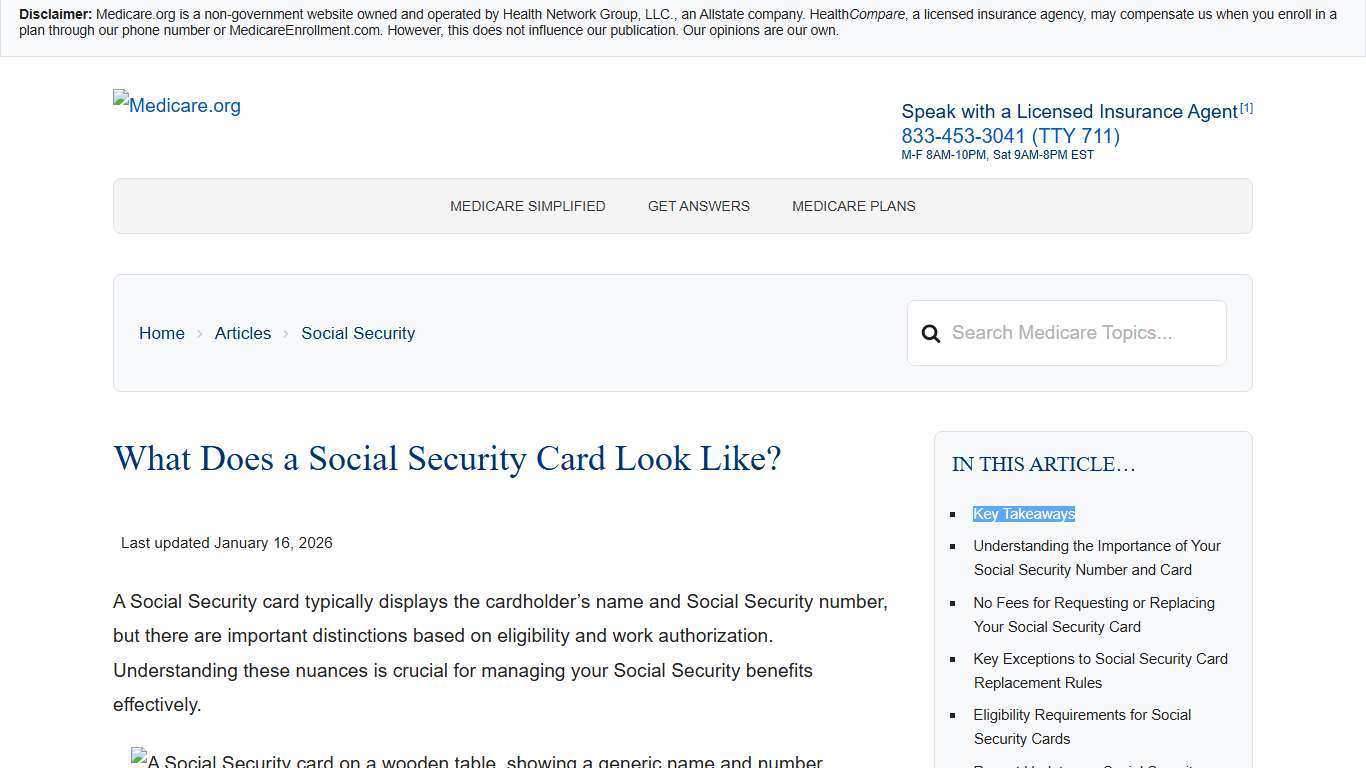What Does a Social Security Card Look Like? - Medicare.org