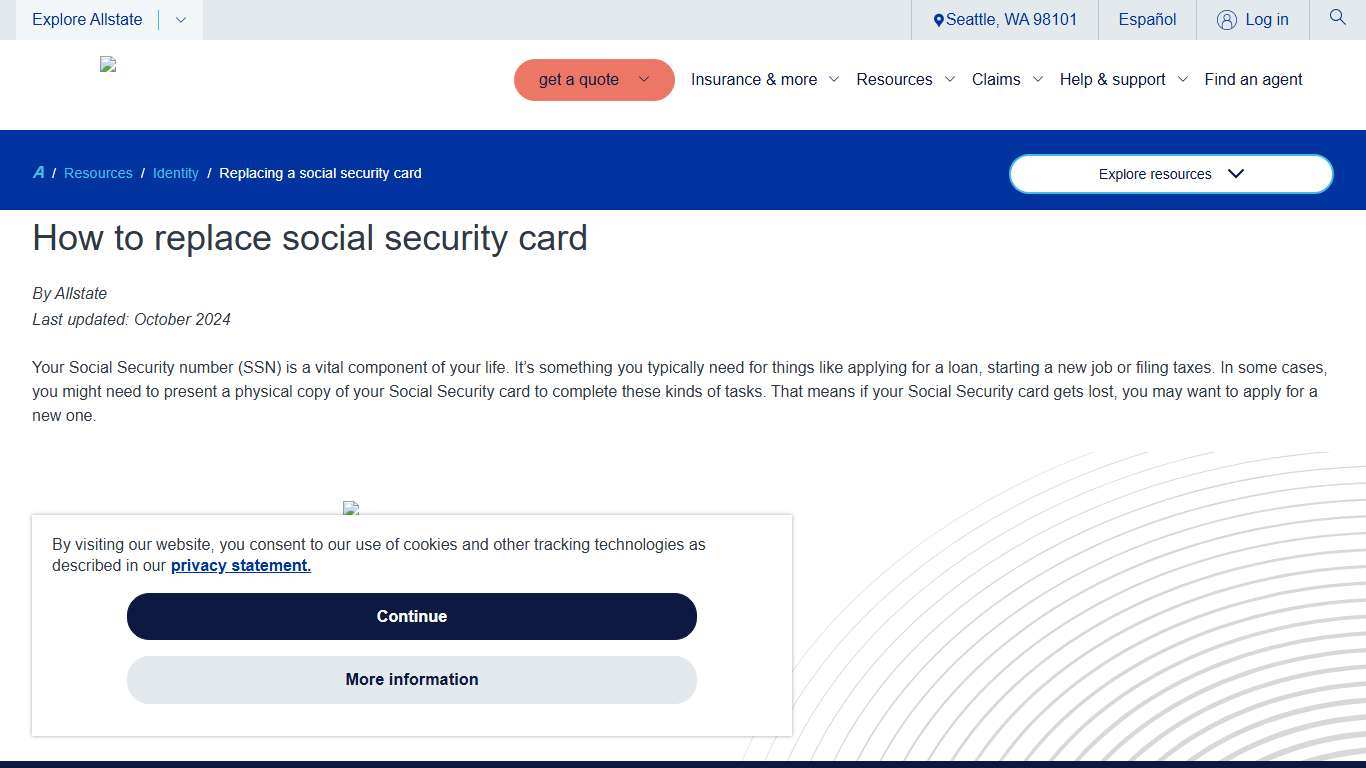 How to Replace Social Security Card Allstate
